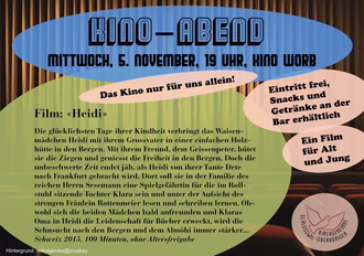 Flyer Kino-Abend 2025
